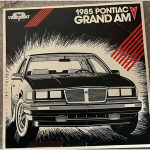 1985 Pontiac Grand Am Promo LaserDisc rare collectible